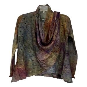 Aigua New Anthropologie Alpaca Multi Color Cardigan Boutique